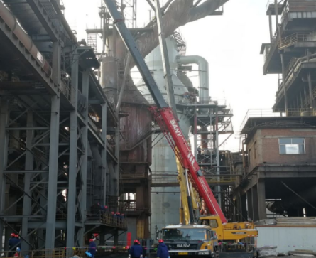 鋼廠用環(huán)鏈電動葫蘆順利完成燒結(jié)機吊裝任務(wù)